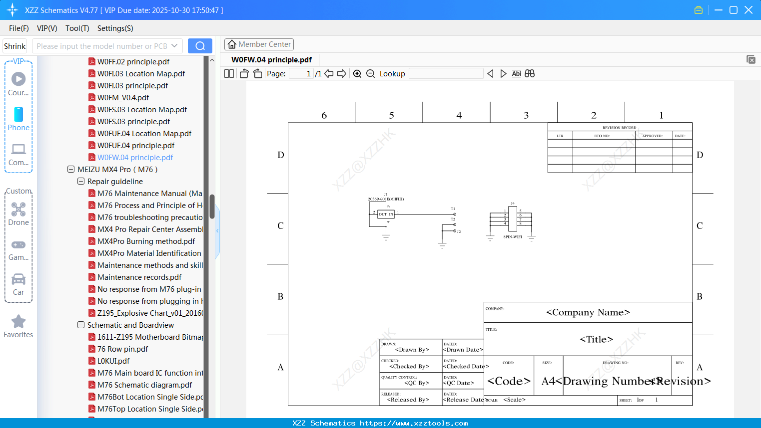 Meizu W0FW.04 Principle